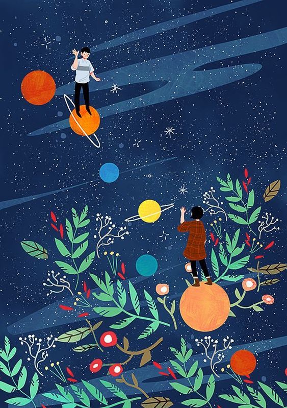 Illustration d’une rencontre et d’un paysage intérieur